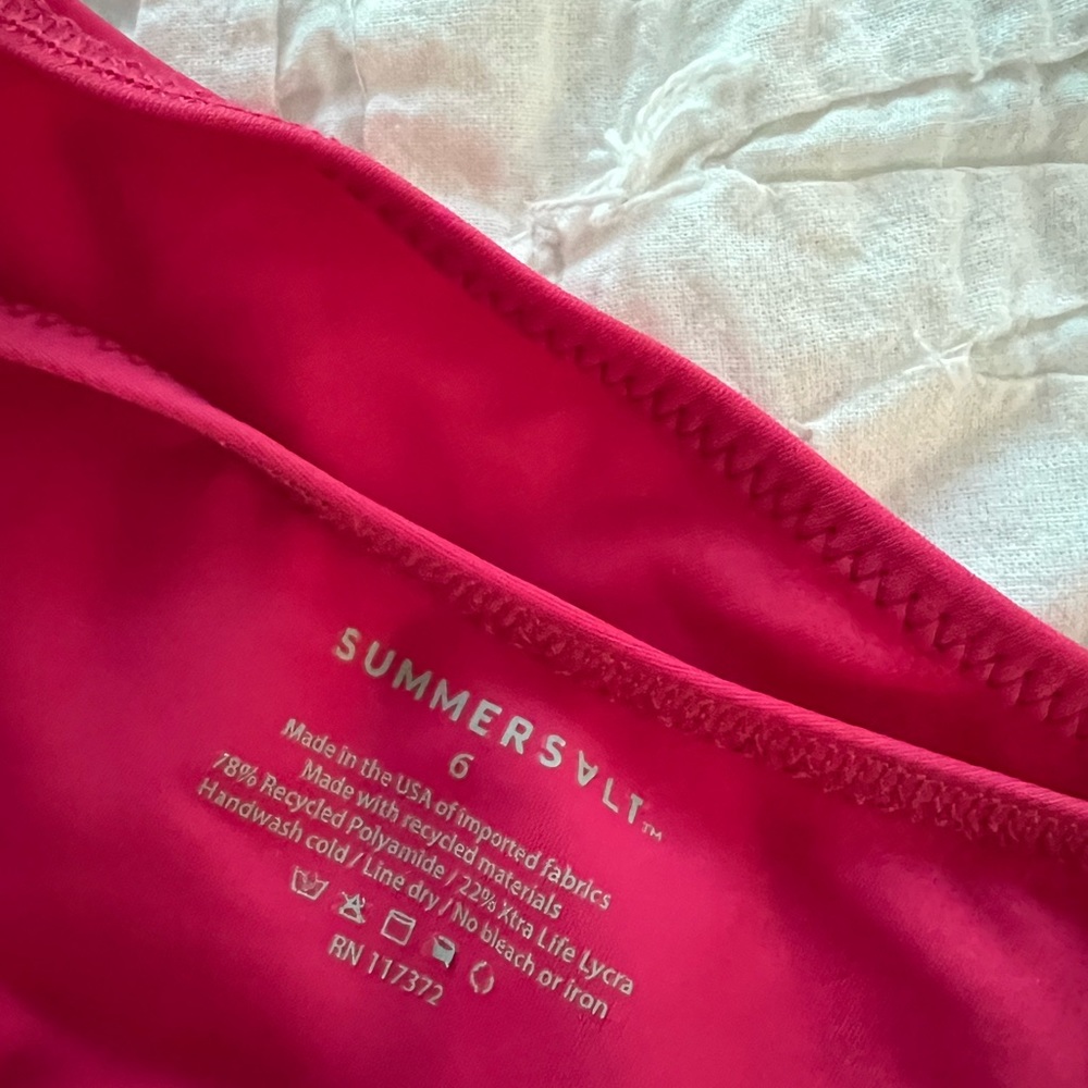 Summer salt cross back one piece